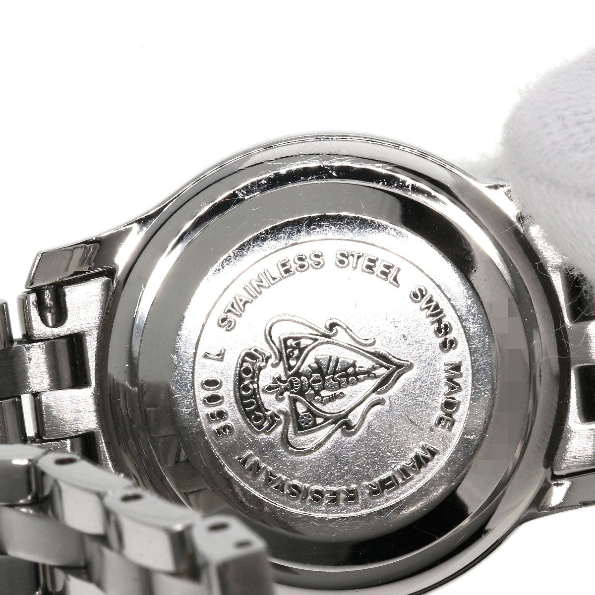 GUCCI Watches Quartz Stainless Steel , Stainless Steel Silver 5500L Silver dial Women  d