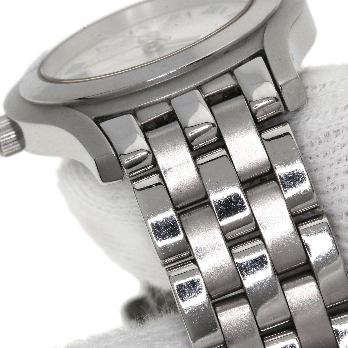 GUCCI Watches Quartz Stainless Steel , Stainless Steel Silver 5500L Silver dial Women  d