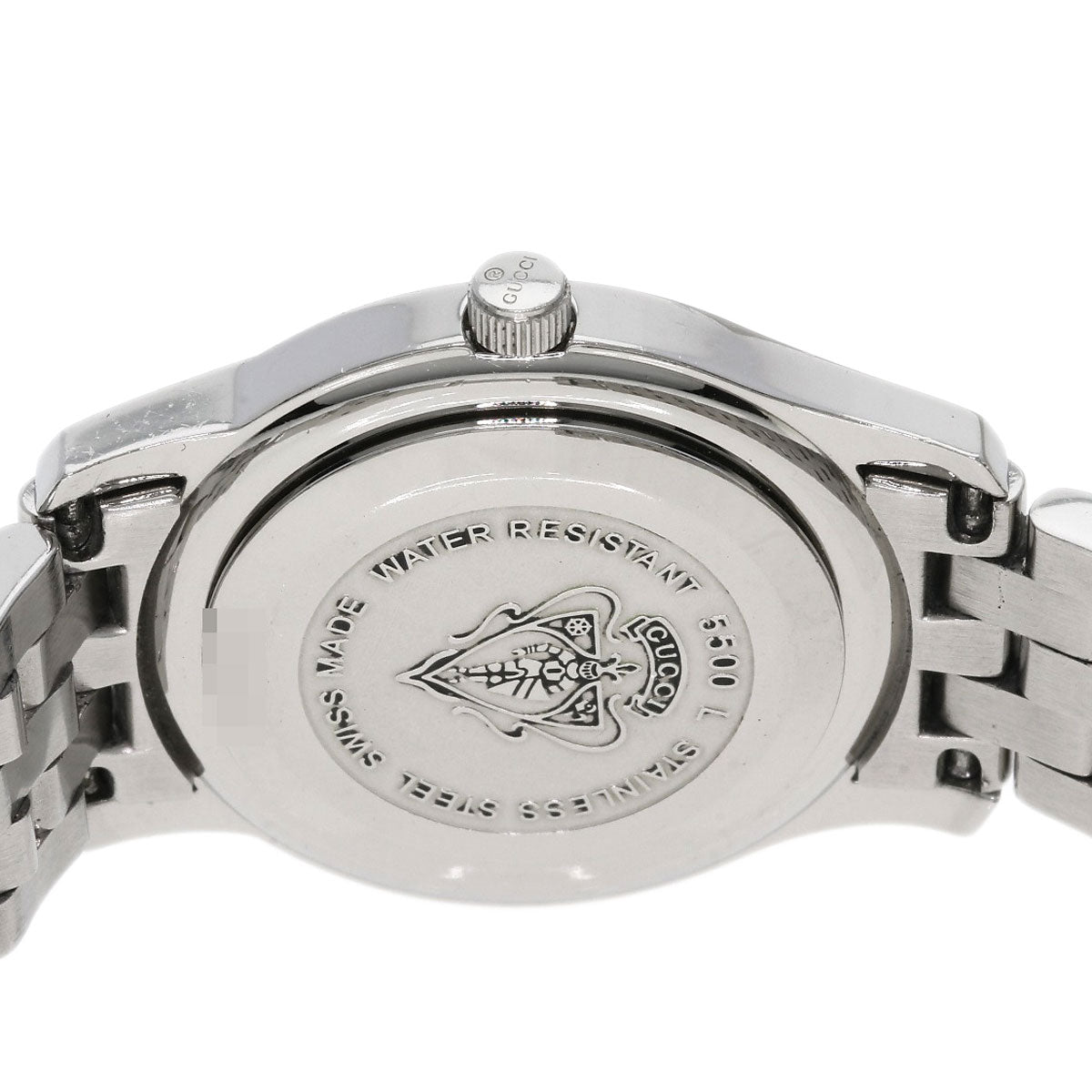 GUCCI Watches Quartz Stainless Steel , Stainless Steel Silver 5500L Silver dial Women  d
