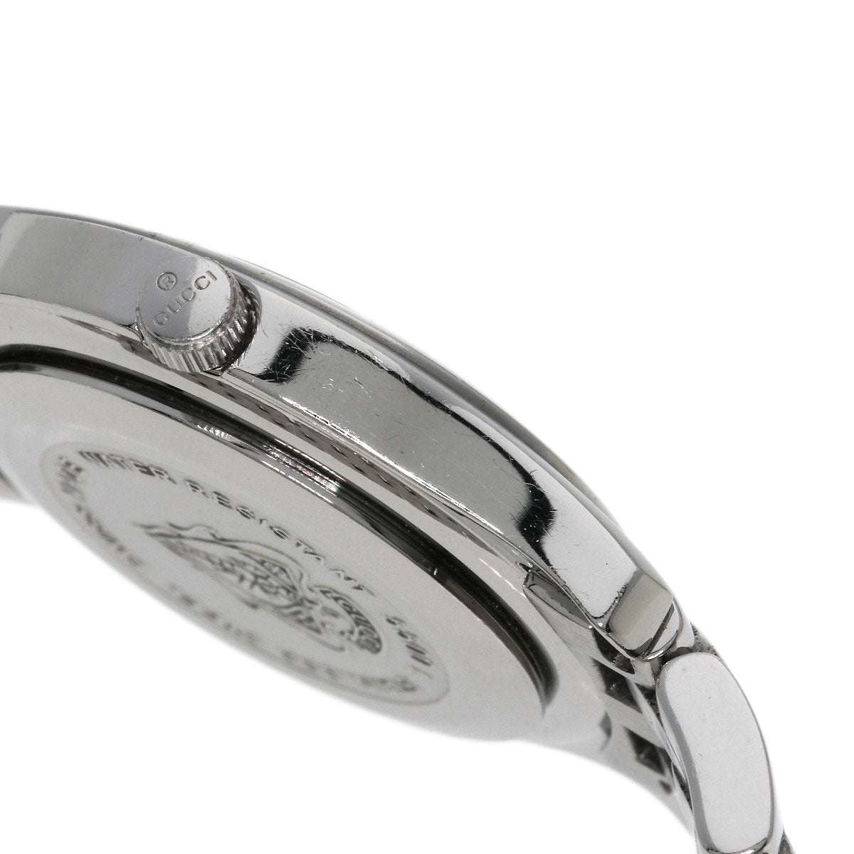 GUCCI Watches Quartz Stainless Steel , Stainless Steel Silver 5500L Silver dial Women  d