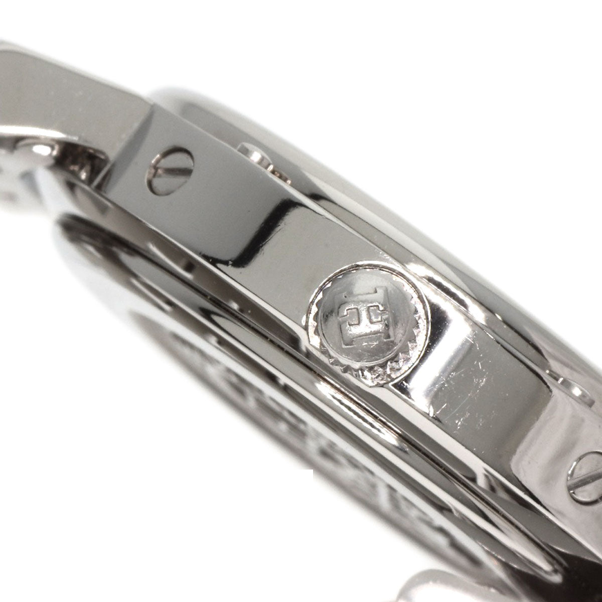 HERMES Watches Quartz CL4.210 Stainless Steel , Stainless Steel Silver Clipper Nacre White shell dial Women  d