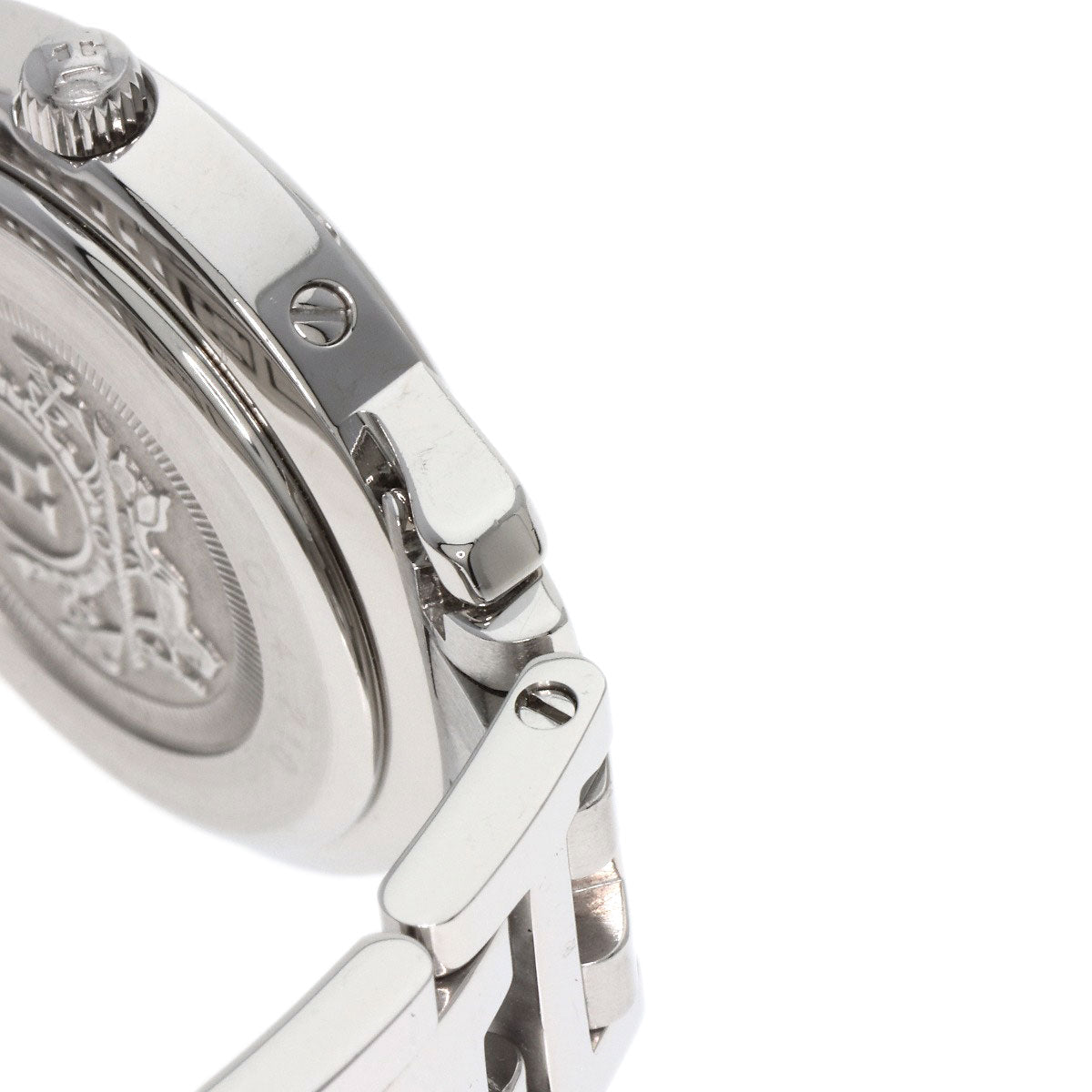 HERMES Watches Quartz CL4.210 Stainless Steel , Stainless Steel Silver Clipper Nacre White shell dial Women  d