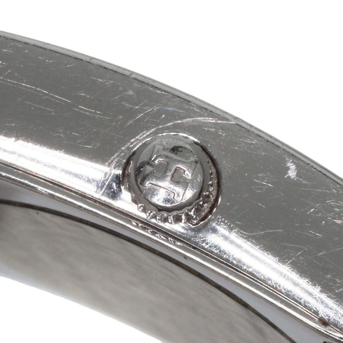 HERMES Watches Quartz HH1.210 Stainless Steel , Stainless Steel Silver H watch Silver dial Women  d