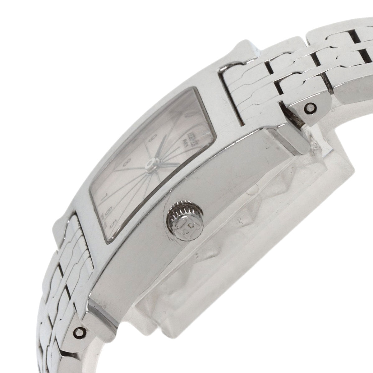 HERMES Watches Quartz HH1.210 Stainless Steel , Stainless Steel Silver H watch Silver dial Women  d