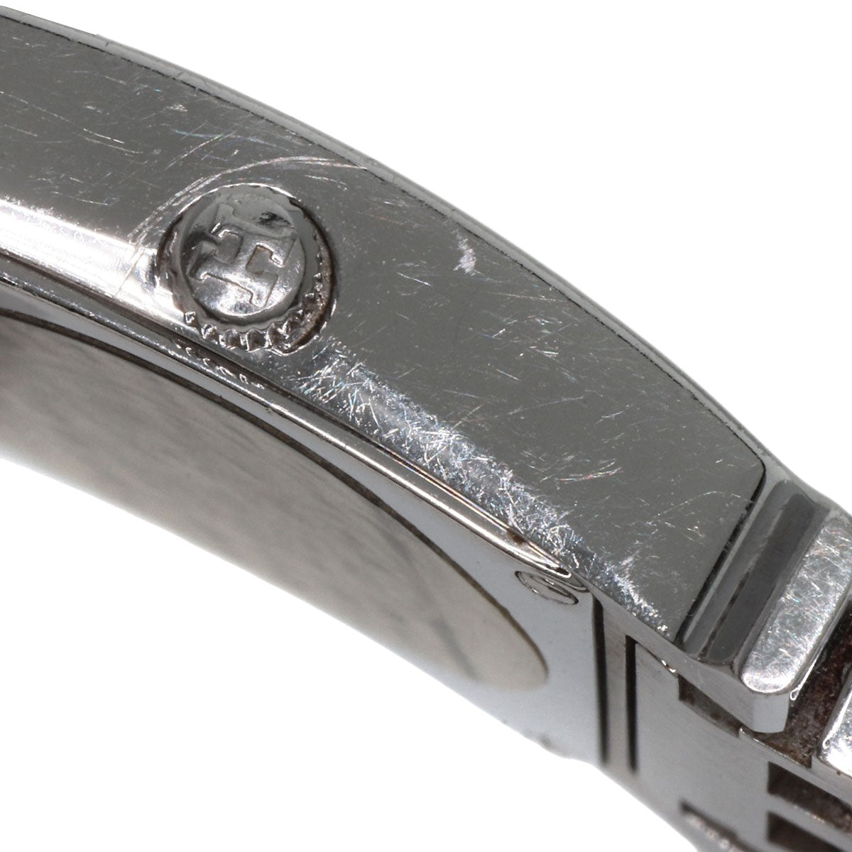 HERMES Watches Quartz HH1.210 Stainless Steel , Stainless Steel Silver H watch Silver dial Women  d