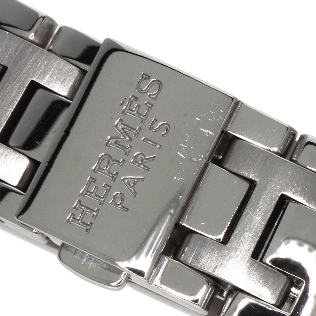 HERMES Watches Quartz CP1.210 Stainless Steel , Stainless Steel Silver Clipper Classic Silver dial Women  d
