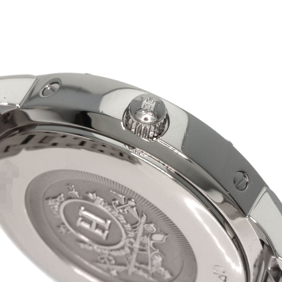 HERMES Watches Quartz CP1.210 Stainless Steel , Stainless Steel Silver Clipper Classic Silver dial Women  d