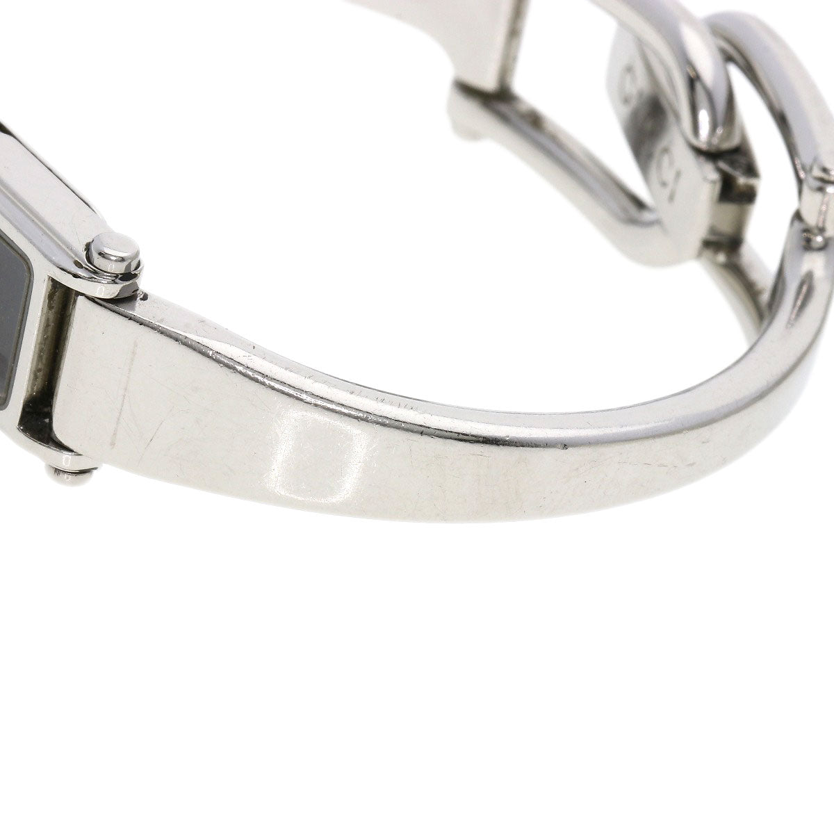 GUCCI Watches Quartz Stainless Steel , Stainless Steel Silver 1500L black dial Women  d