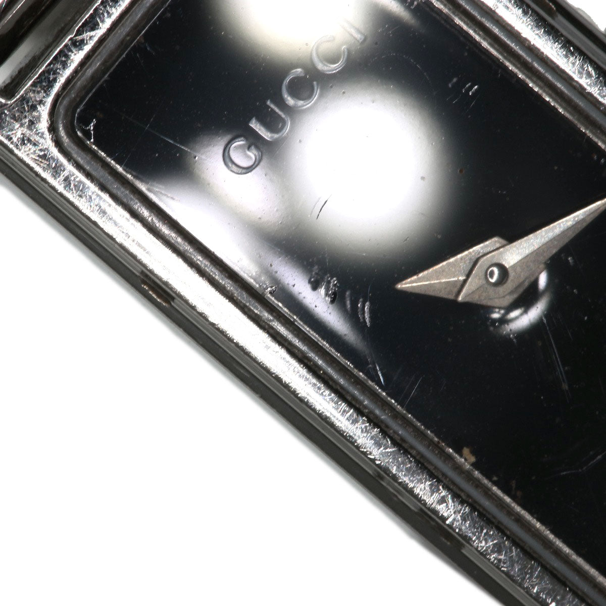 GUCCI Watches Quartz Stainless Steel , Stainless Steel Silver 1500L black dial Women  d