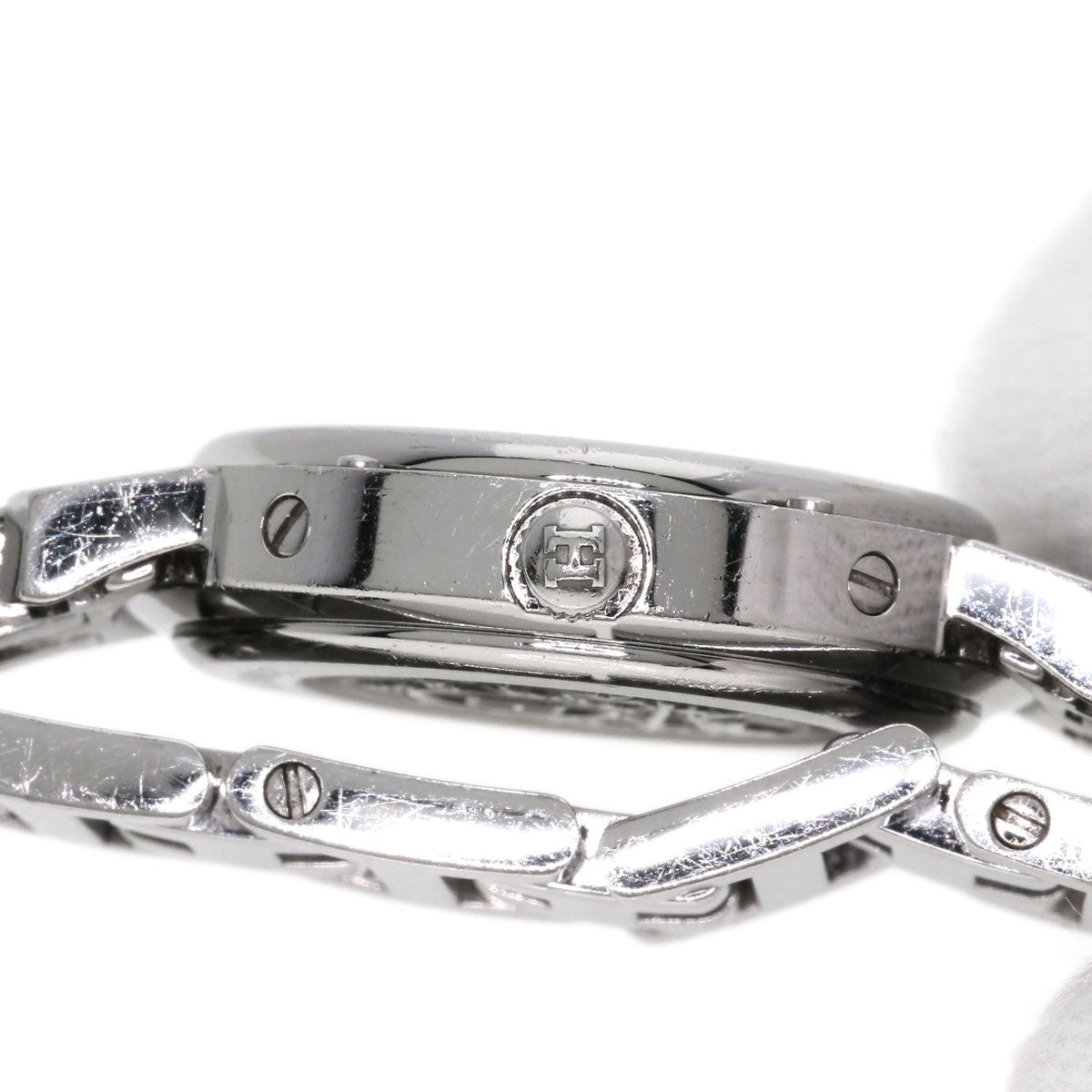 HERMES Watches Quartz CL4.210 Stainless Steel , Stainless Steel Silver Clipper Nacre White shell dial Women  d