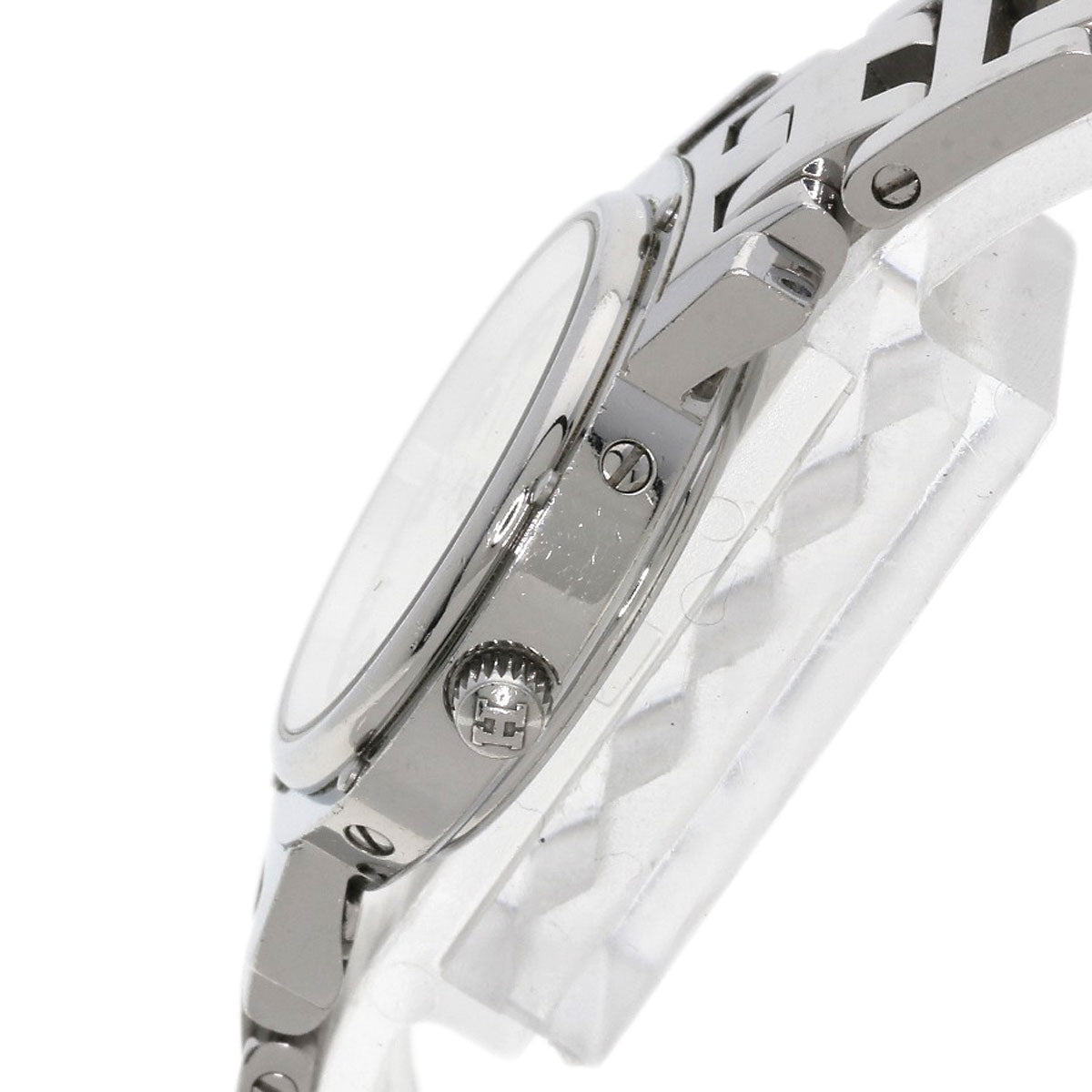 HERMES Watches Quartz CL4.210 Stainless Steel , Stainless Steel Silver Clipper Nacre White shell dial Women  d