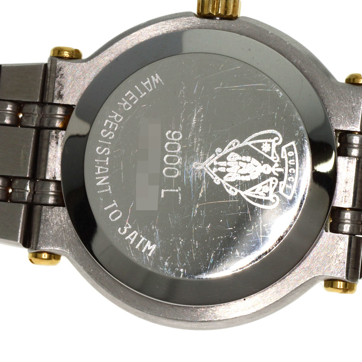 GUCCI Watches Quartz 9000L Stainless Steel , SSxGP , Gold Plated gold Round face Ivory dial Women  d