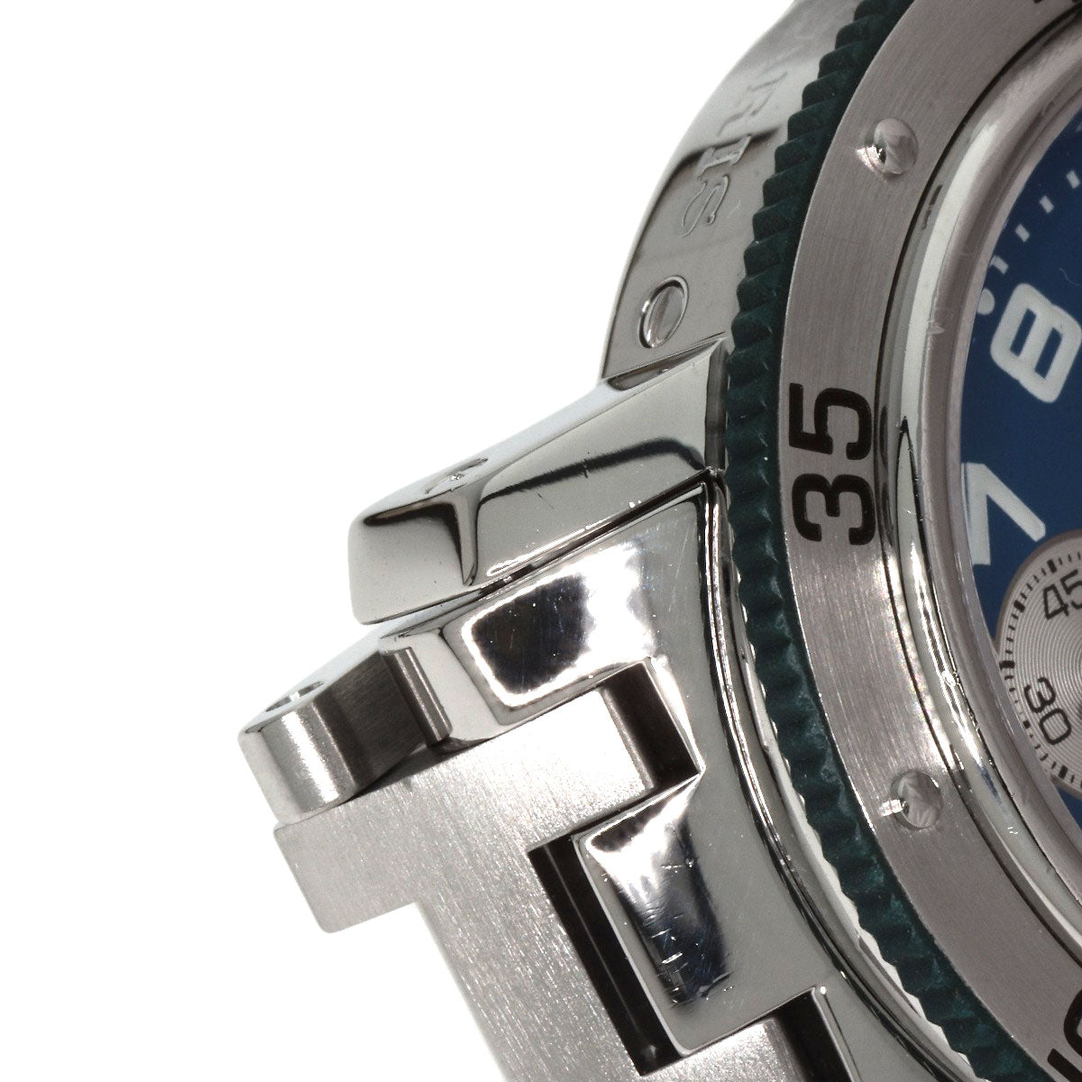 HERMES Watches Quartz CL2.317 Stainless Steel , Stainless Steel Silver Clipper diver blue dial Boys  d