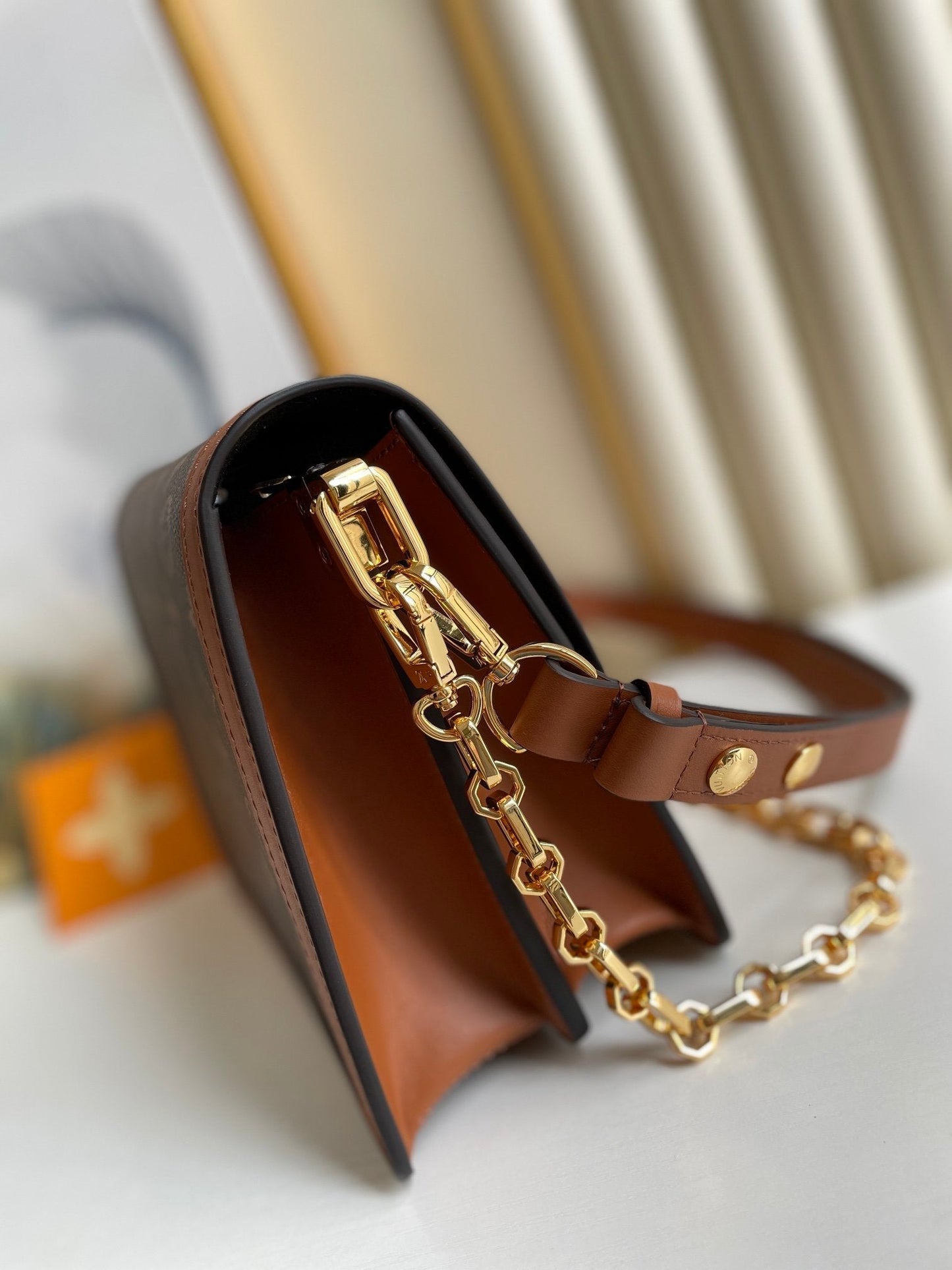 Top Quality Dauphine MM Monogram And Monogram Reverse Canvas By Nicolas Ghesquière For The Cruise Collection,  Shoulder Bags 25cm Top Quality M45958