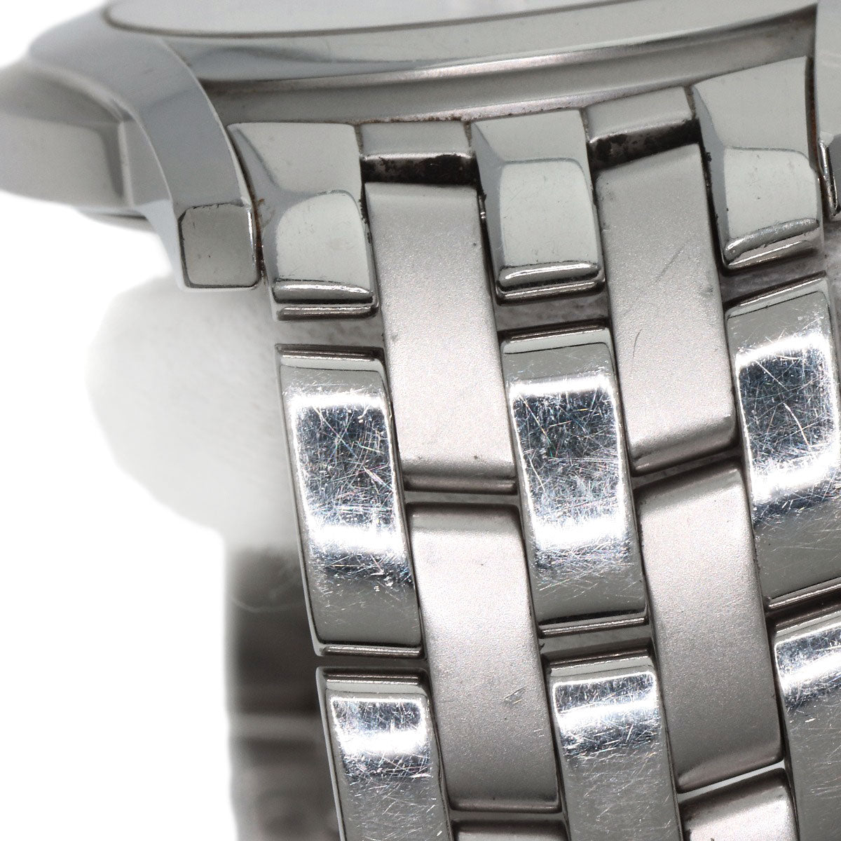 GUCCI Watches Quartz 5500M Stainless Steel , Stainless Steel Silver Round face Silver dial mens  d