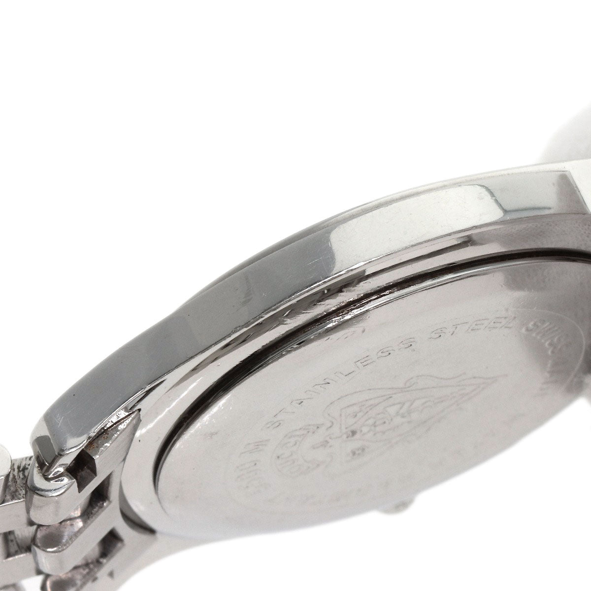 GUCCI Watches Quartz 5500M Stainless Steel , Stainless Steel Silver Round face Silver dial mens  d