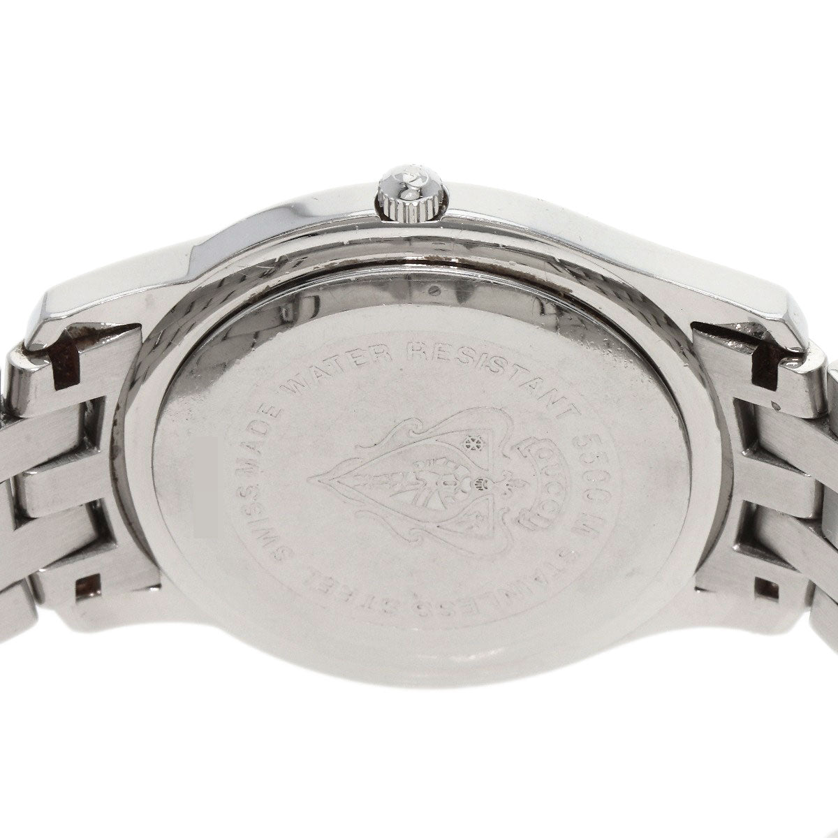 GUCCI Watches Quartz 5500M Stainless Steel , Stainless Steel Silver Round face Silver dial mens  d