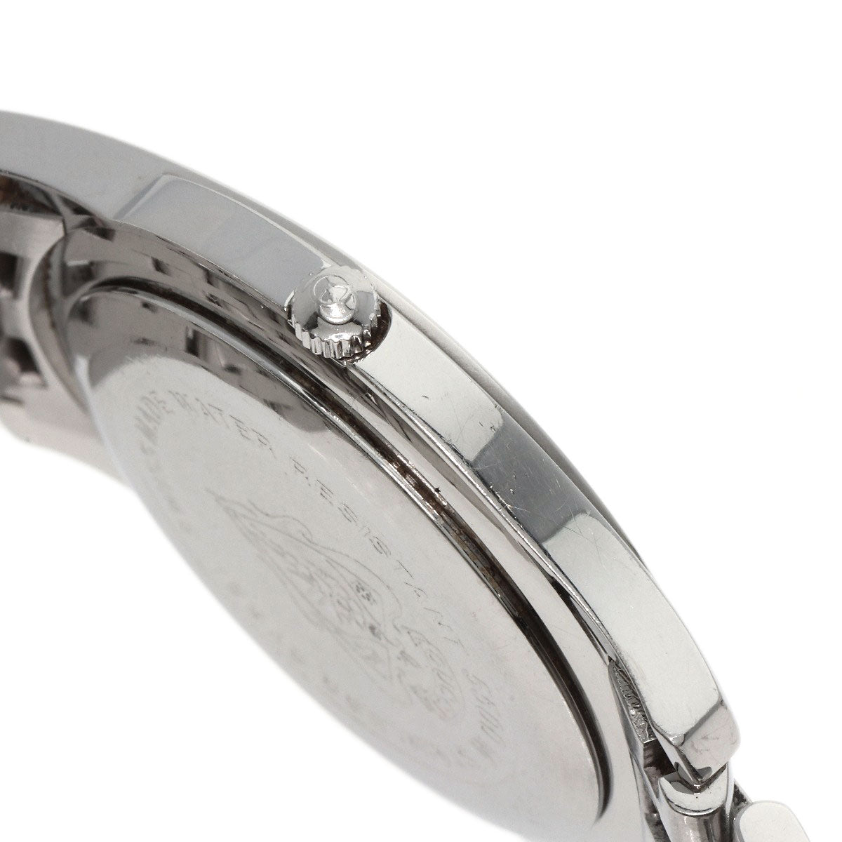 GUCCI Watches Quartz 5500M Stainless Steel , Stainless Steel Silver Round face Silver dial mens  d