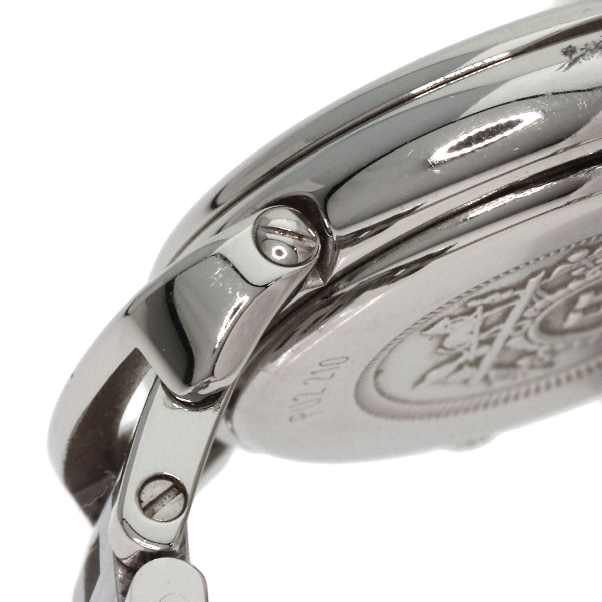 HERMES Watches Quartz PU2.210 Stainless Steel , Stainless Steel Silver Pullman white dial Women  d