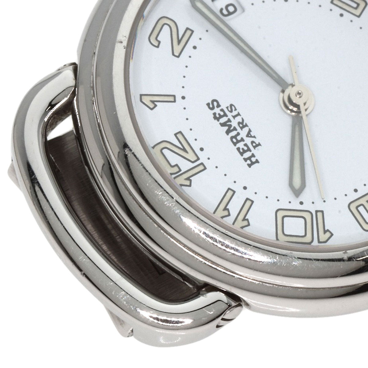 HERMES Watches Quartz PU2.210 Stainless Steel , Stainless Steel Silver Pullman white dial Women  d