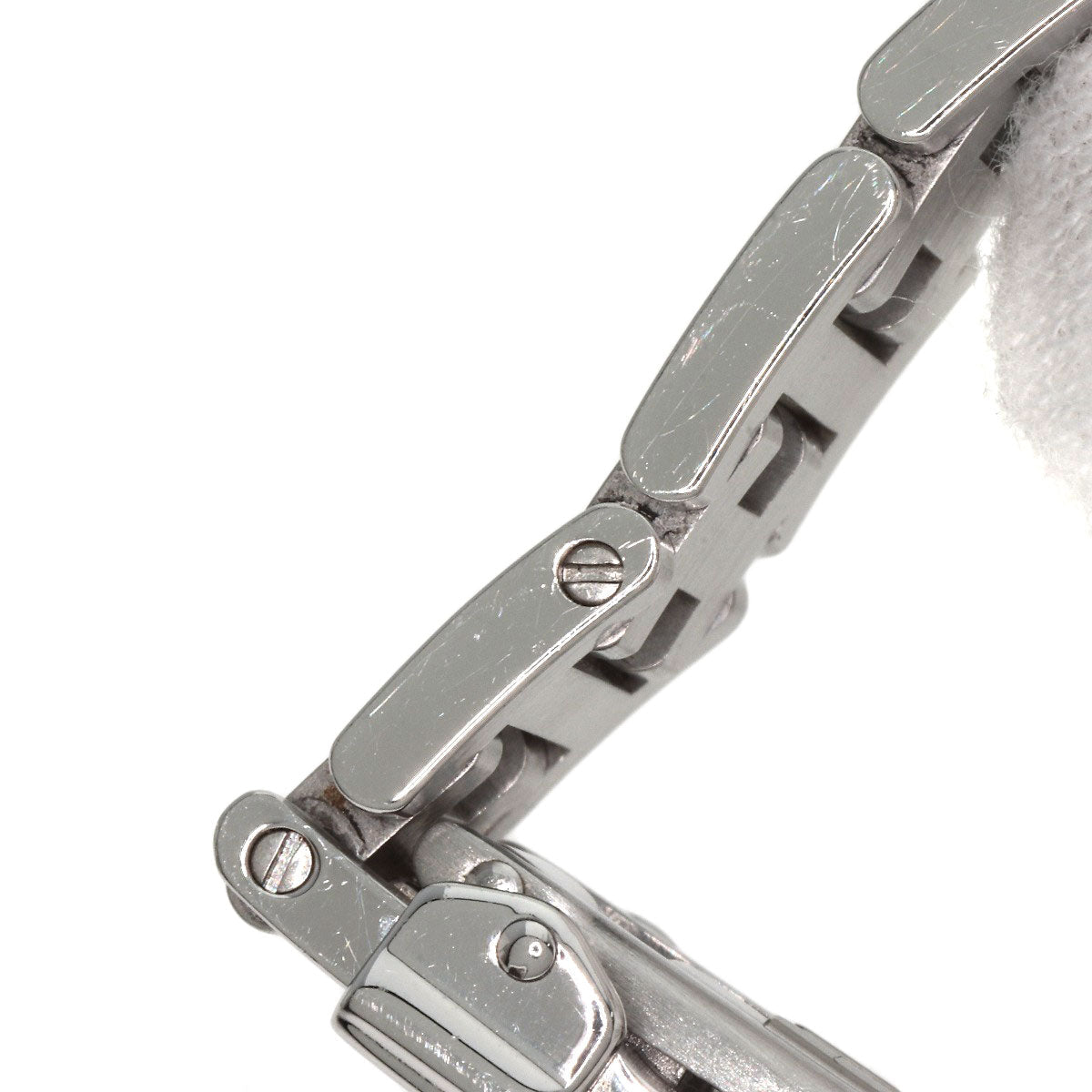 HERMES Watches Quartz PU2.210 Stainless Steel , Stainless Steel Silver Pullman white dial Women  d