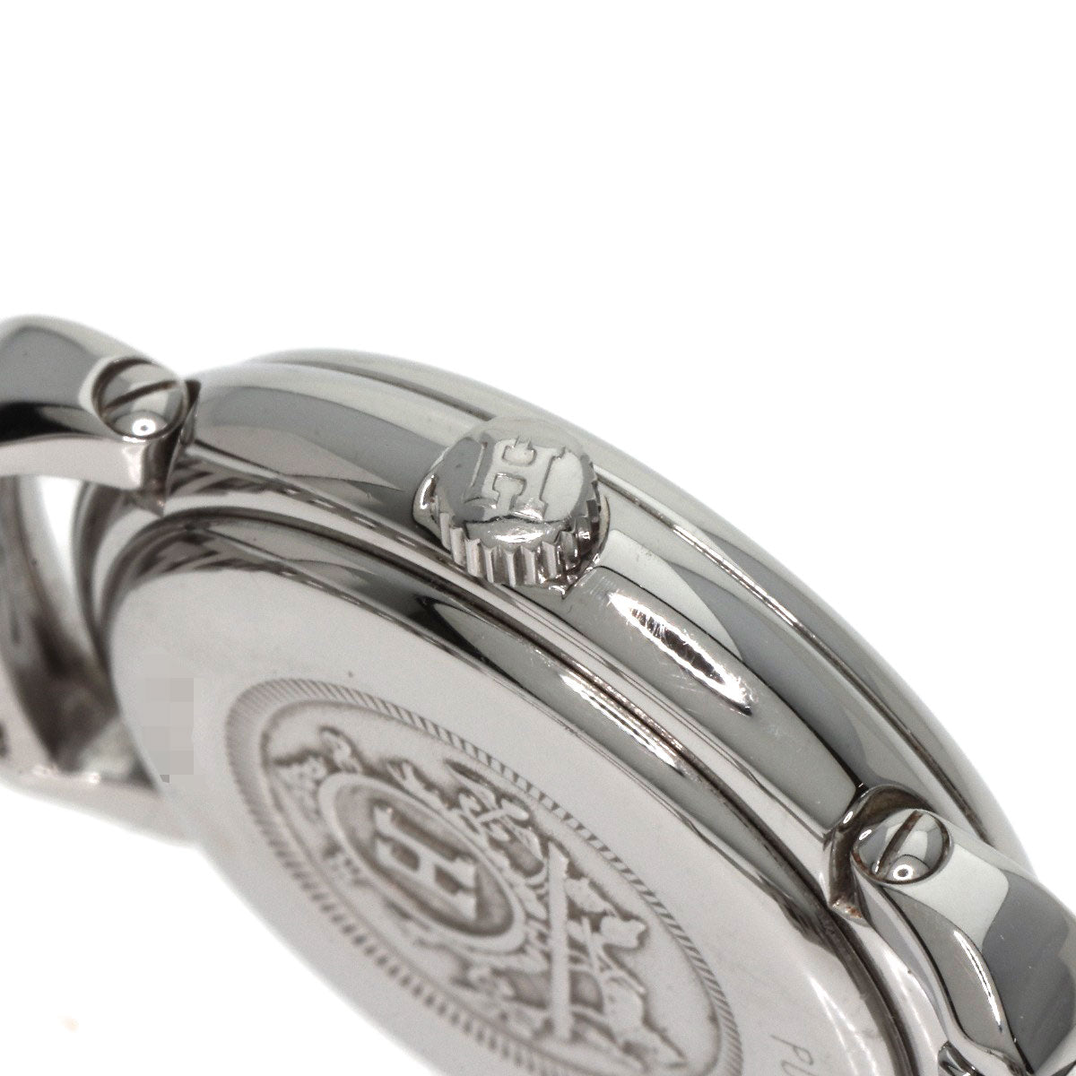 HERMES Watches Quartz PU2.210 Stainless Steel , Stainless Steel Silver Pullman white dial Women  d