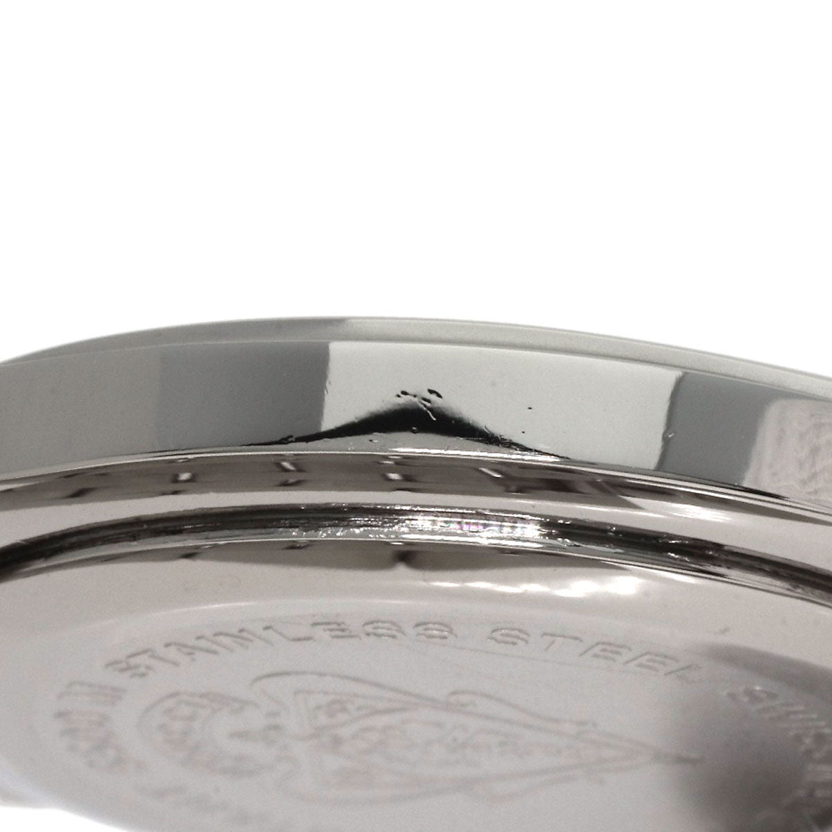 GUCCI Watches Quartz 5500M Stainless Steel , Stainless Steel Silver Round face Silver dial mens  d