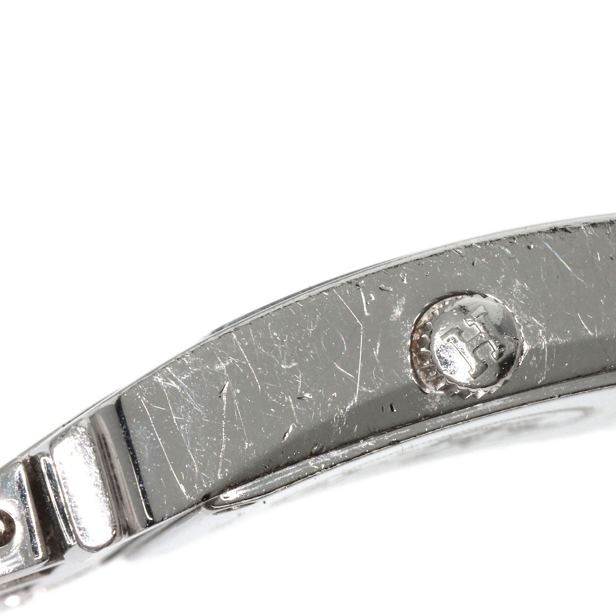 HERMES Watches Quartz HH1.210 Stainless Steel , Stainless Steel Silver H watch Silver dial Women  d