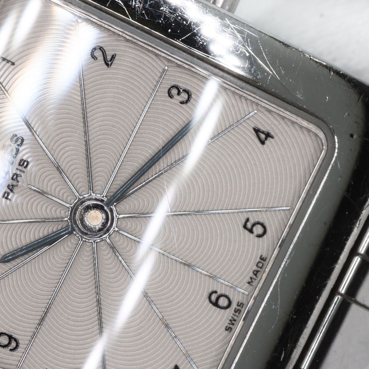 HERMES Watches Quartz HH1.210 Stainless Steel , Stainless Steel Silver H watch Silver dial Women  d