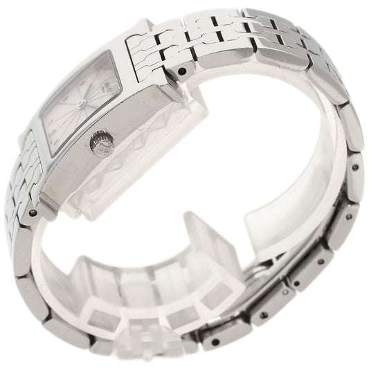 HERMES Watches Quartz HH1.210 Stainless Steel , Stainless Steel Silver H watch Silver dial Women  d