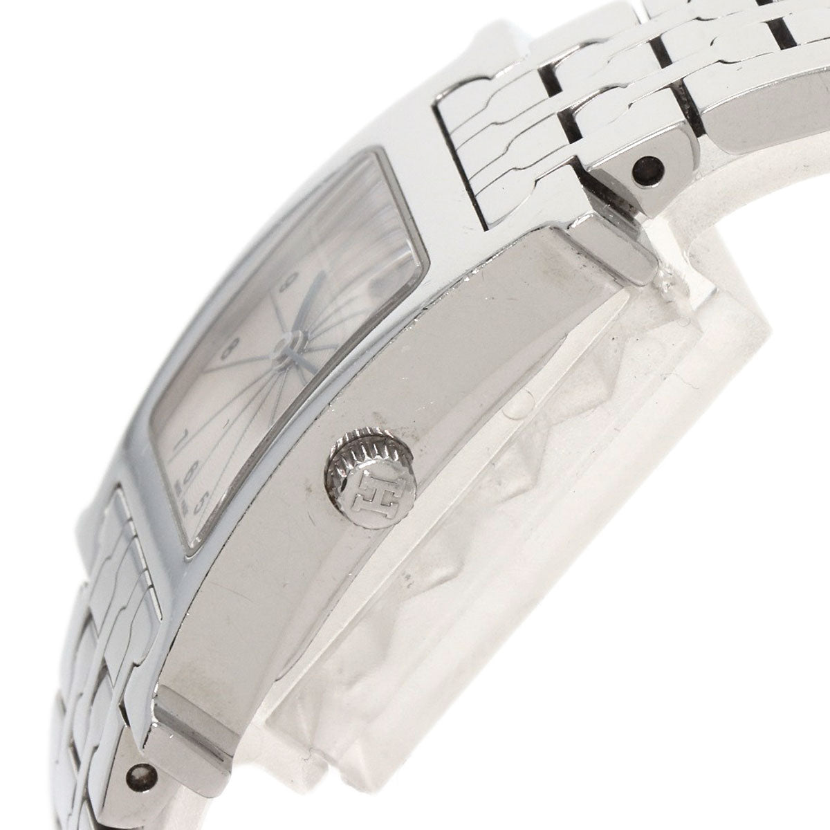 HERMES Watches Quartz HH1.210 Stainless Steel , Stainless Steel Silver H watch Silver dial Women  d