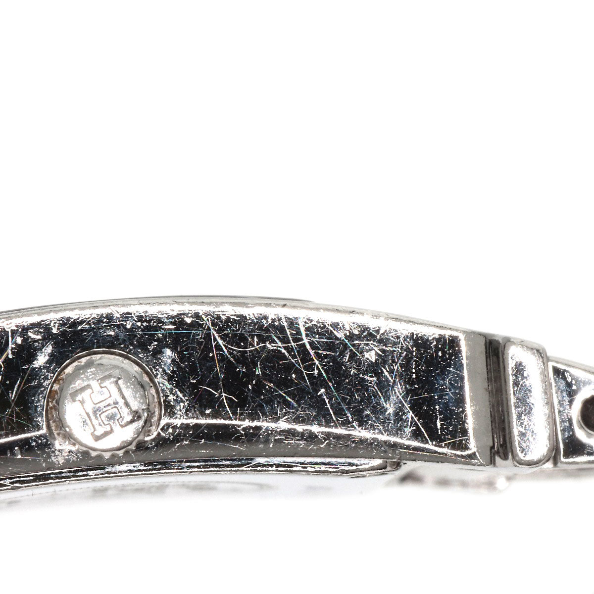 HERMES Watches Quartz HH1.210 Stainless Steel , Stainless Steel Silver H watch Silver dial Women  d