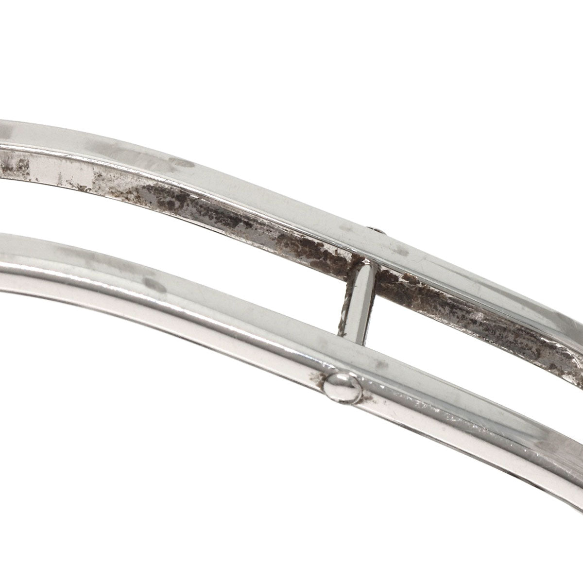 HERMES Watches Quartz HH1.210 Stainless Steel , Stainless Steel Silver H watch black dial Women  d