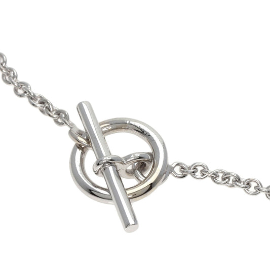 HERMES bracelet K18WG Silver Mini Chene Dunkle Women  d