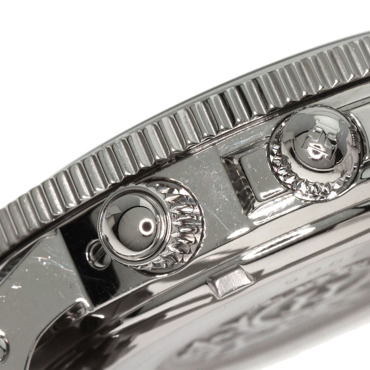 HERMES Watches Quartz CL2.910 Stainless Steel , Stainless Steel Silver Clipper Diver Chronograph black dial mens  d
