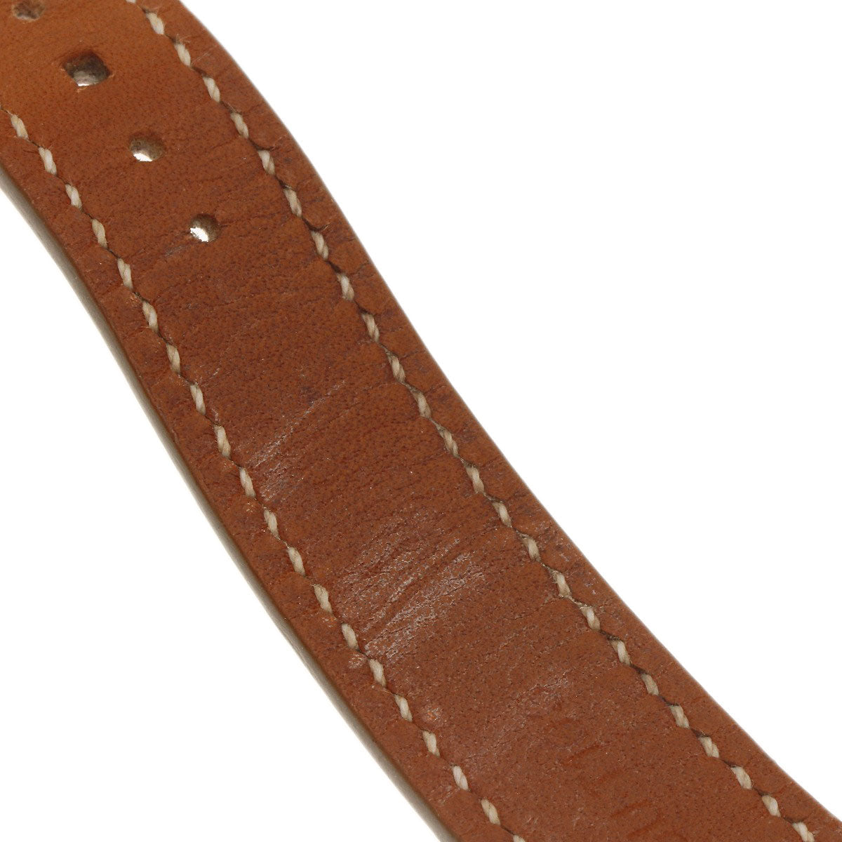 HERMES Watches Quartz HH1.210 Stainless Steel, Leather Silver H watch white dial Women  d