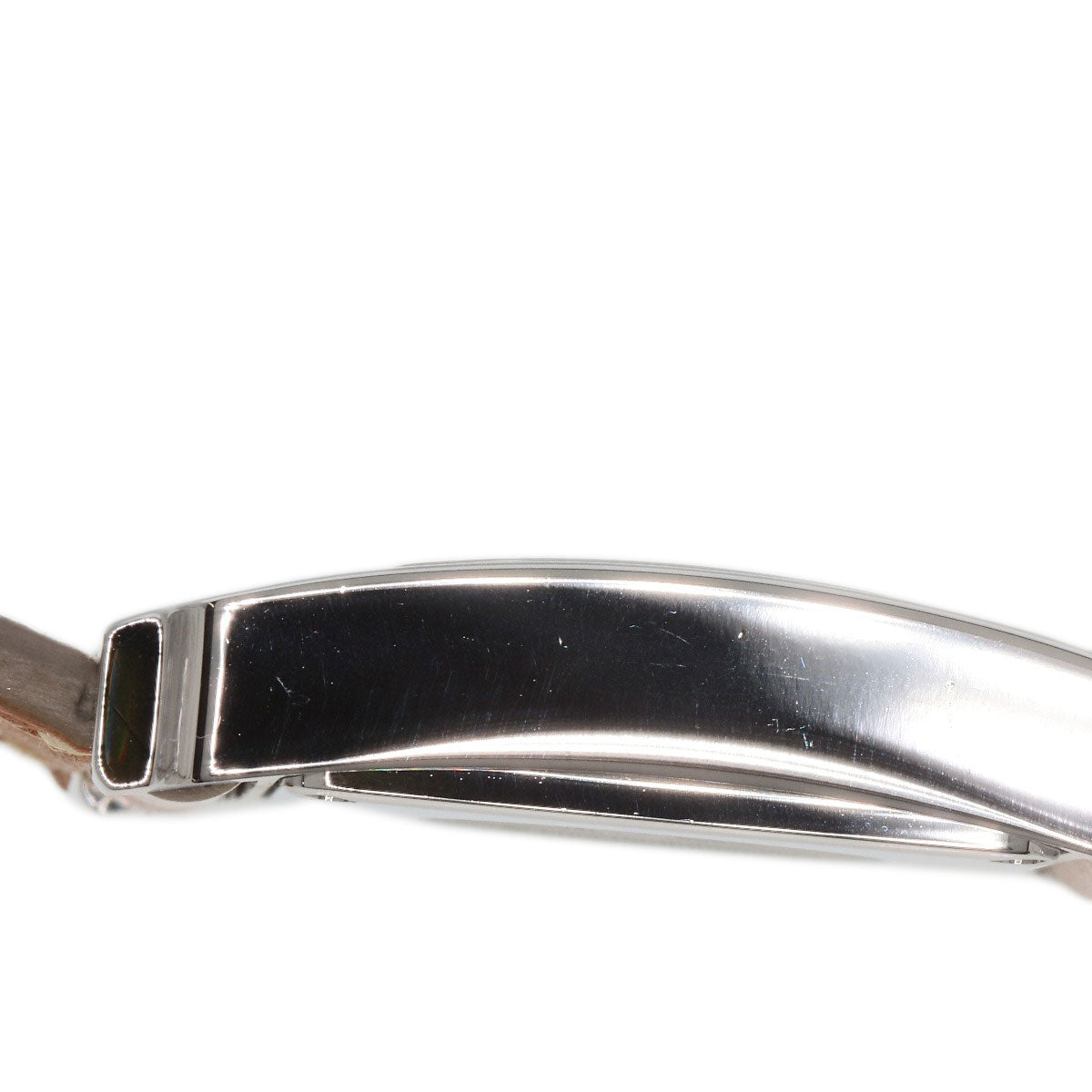 HERMES Watches Quartz HH1.210 Stainless Steel, Leather Silver H watch white dial Women  d