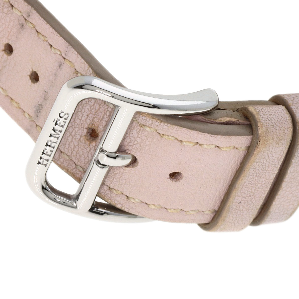 HERMES Watches Quartz HH1.210 Stainless Steel Silver H watch white dial