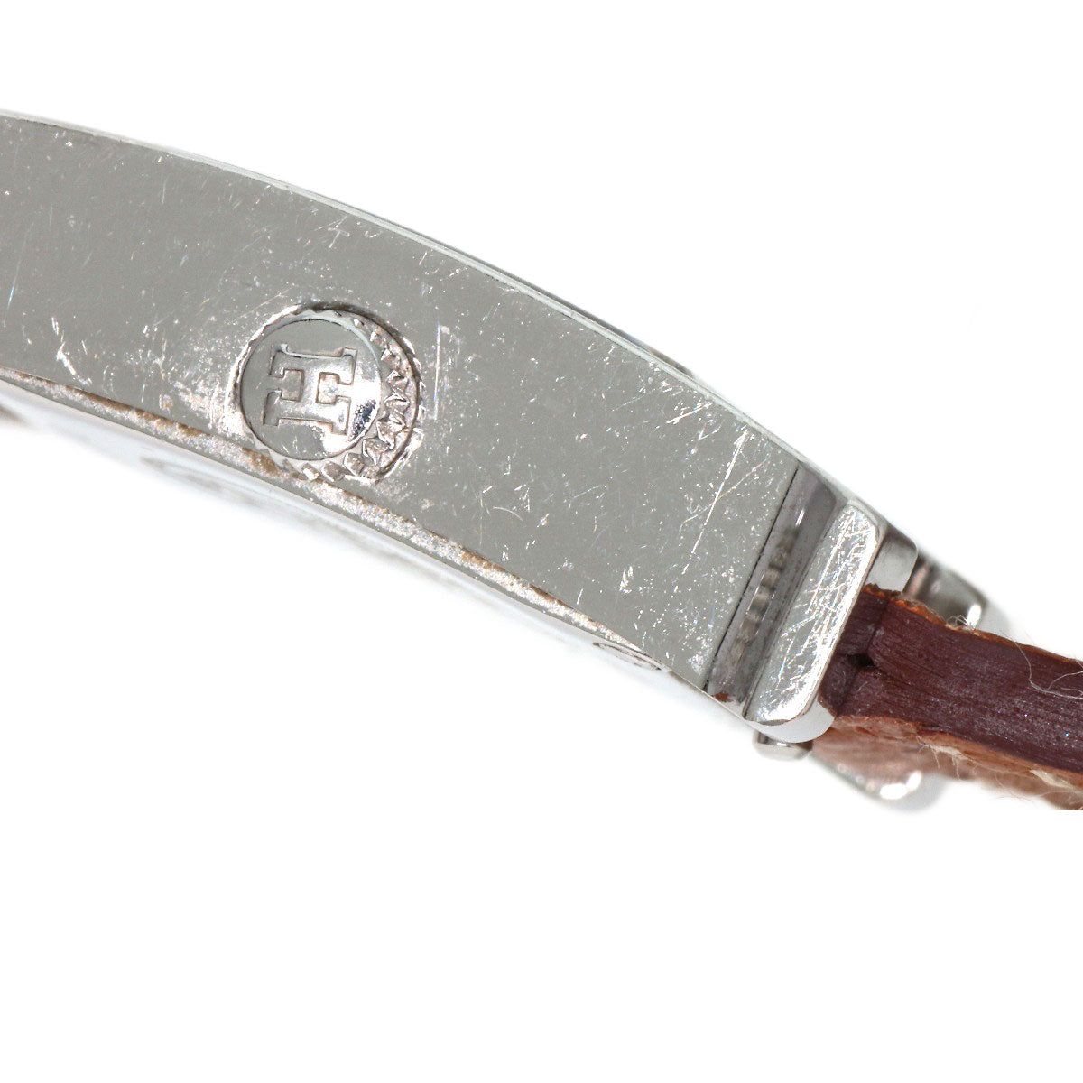 HERMES Watches Quartz HH1.110 Stainless Steel, Leather Silver H watch mini Silver dial Women  d