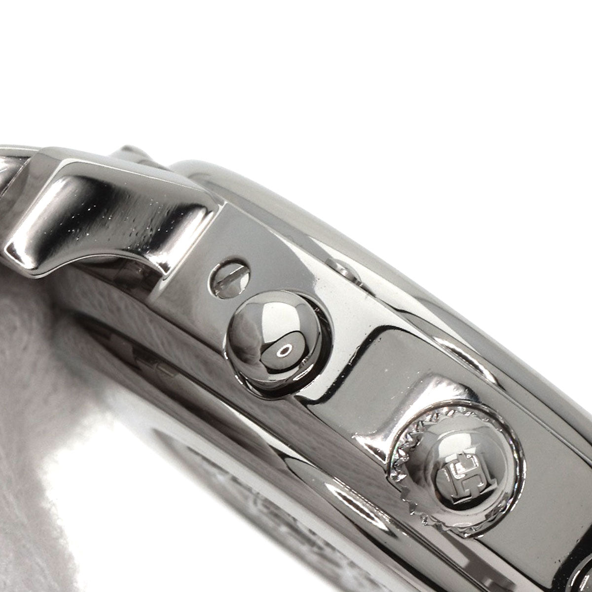 HERMES Watches Quartz CL1.310 Stainless Steel , Stainless Steel Silver Clipper Chronograph blue dial Women  d