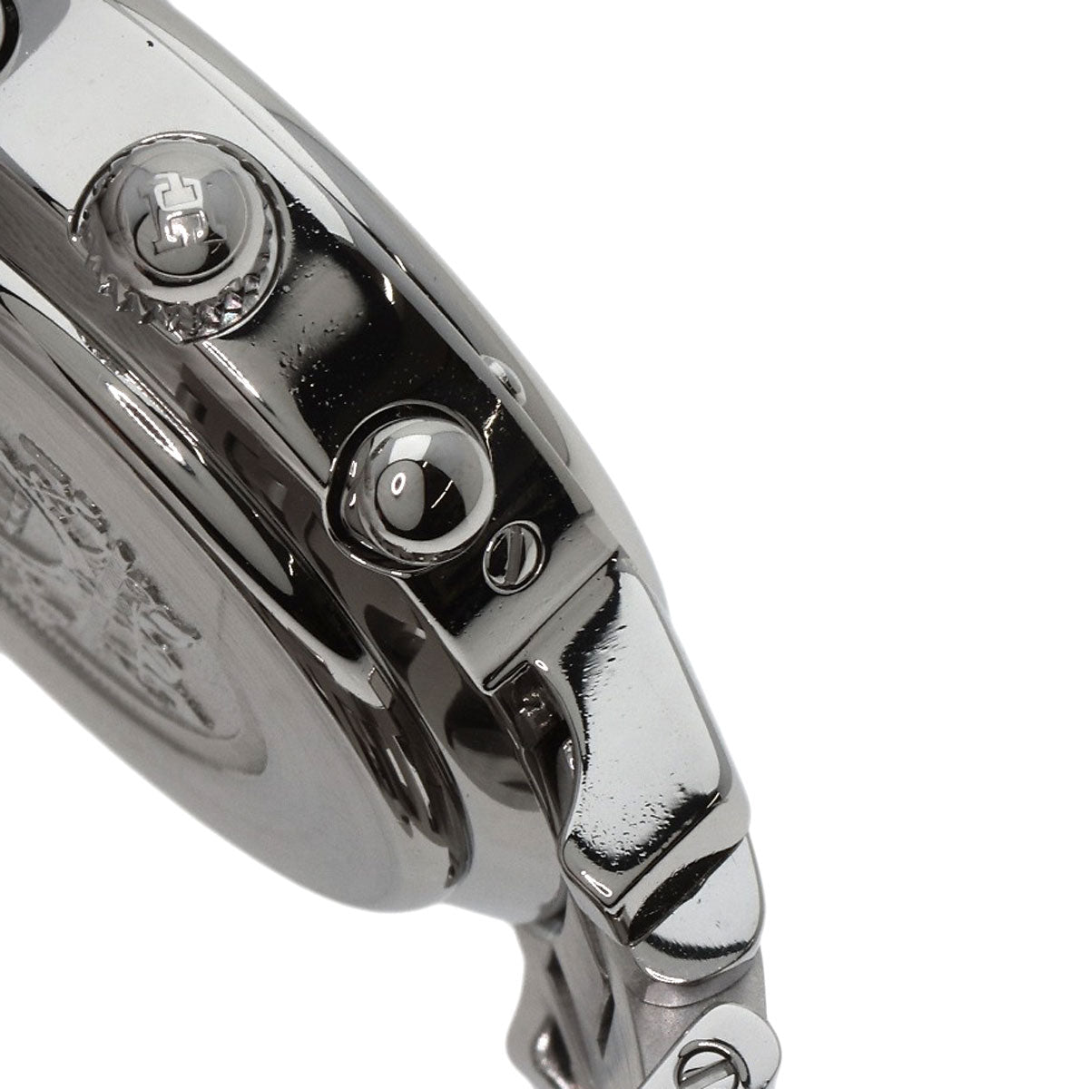 HERMES Watches Quartz CL1.310 Stainless Steel , Stainless Steel Silver Clipper Chronograph blue dial Women  d