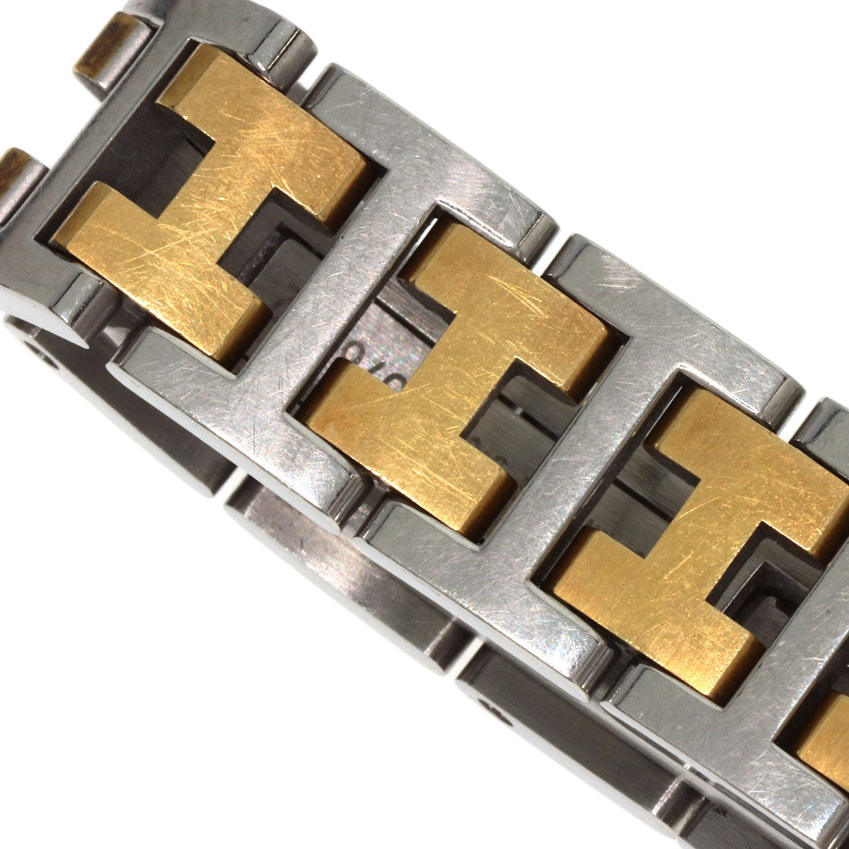HERMES Watches Quartz CR1.220 Stainless Steel , SSxGP gold Clojure white dial Women  d