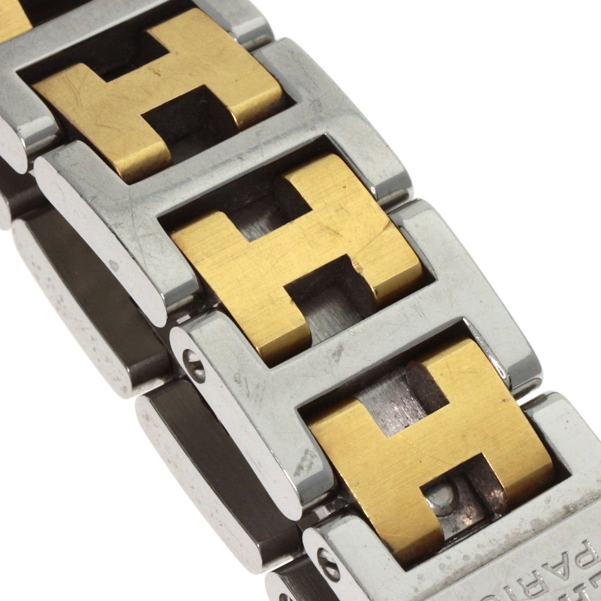 HERMES Watches Quartz CR1.220 Stainless Steel , SSxGP gold Clojure white dial Women  d