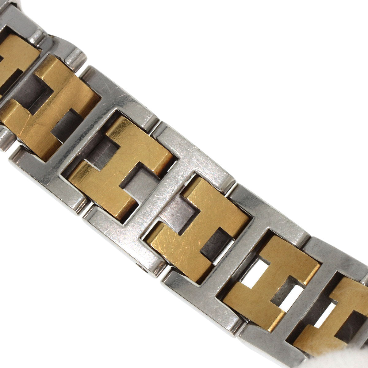 HERMES Watches Quartz CR1.220 Stainless Steel , SSxGP gold Clojure white dial Women  d