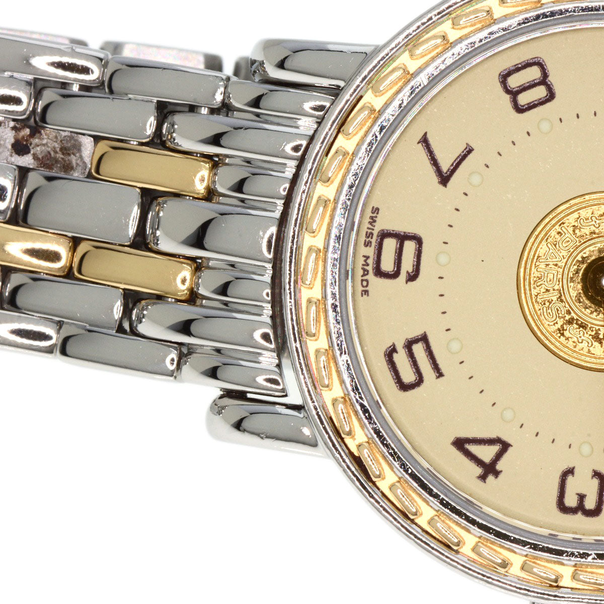 HERMES Watches Quartz SE4.220 Stainless Steel , SSxGP gold Serie Ivory dial Women  d