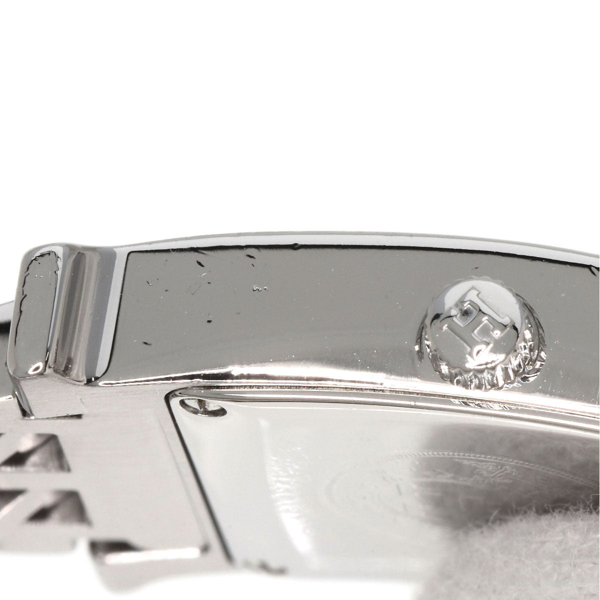 HERMES Watches Quartz HH1.210 Stainless Steel , Stainless Steel Silver H watch black dial Women  d