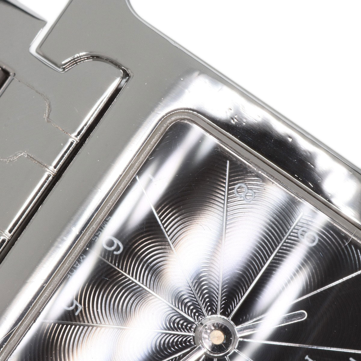 HERMES Watches Quartz HH1.210 Stainless Steel , Stainless Steel Silver H watch black dial Women  d