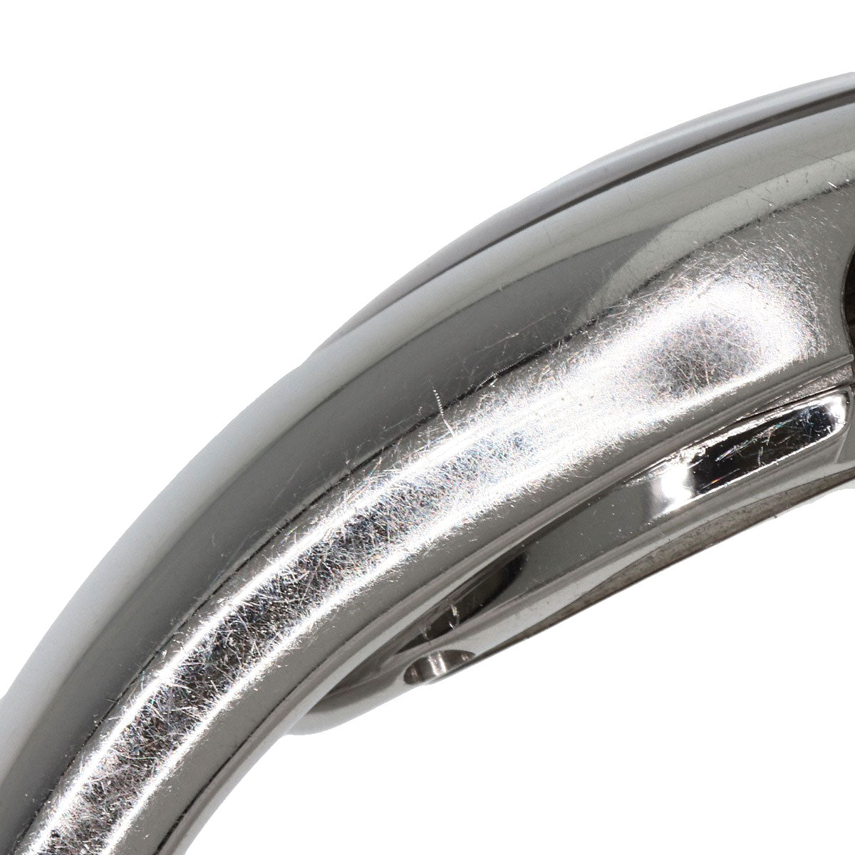 GUCCI Watches Quartz YA103526 Stainless Steel , Stainless Steel Silver Horsebit bangle white dial Women  d