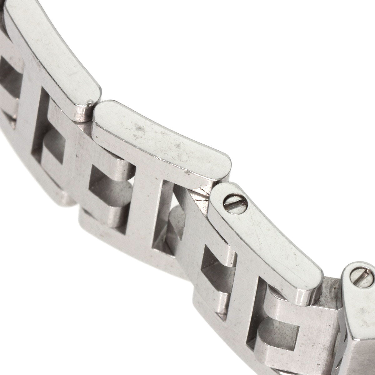 HERMES Watches Quartz CL4.210 Stainless Steel , Stainless Steel Silver Clipper black dial Women  d