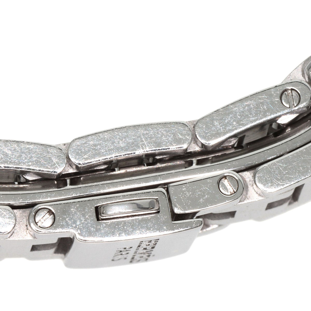 HERMES Watches Quartz CL4.210 Stainless Steel , Stainless Steel Silver Clipper black dial Women  d